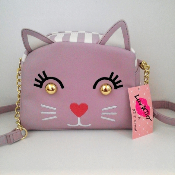 Betsey Johnson Handbags - Betsey Johnson "Luv Betsey" Cat Purse